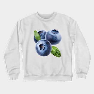 Blueberry on a transparent background Crewneck Sweatshirt